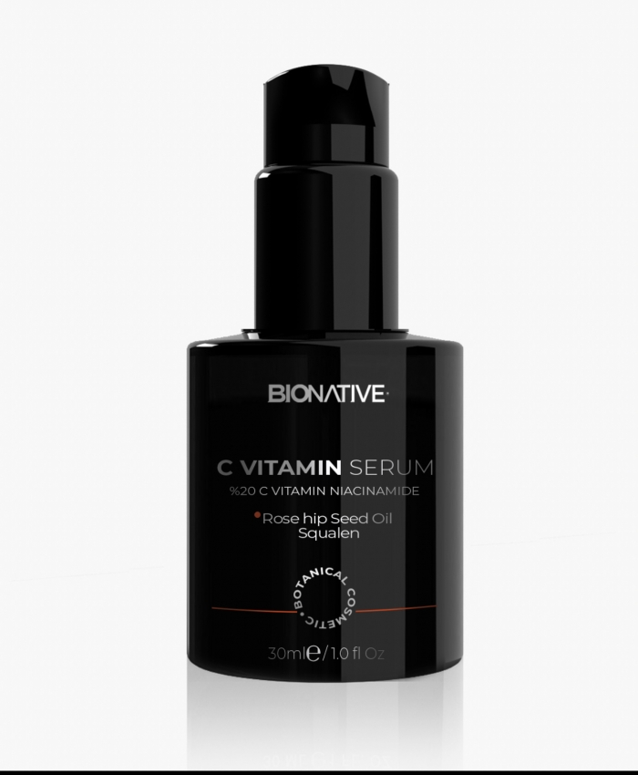 Vitamin C Concentrate Serum 20 ml Işıltı ve Tazelik . Rosehip Oil, Niacinamide, Squalen