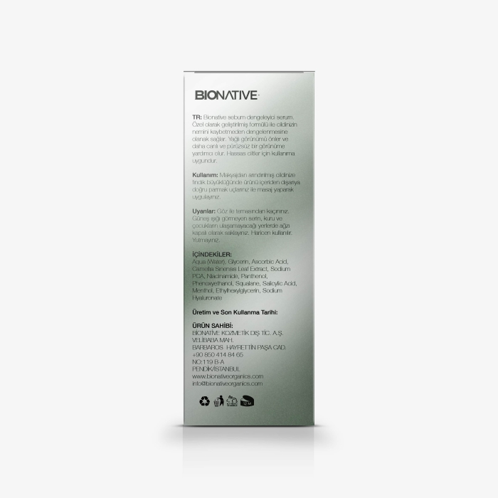 Anti Acne Control Serum 30 ml Anti Akne Kontrol, Sebum Dengeleyici, Yatıştırıcı