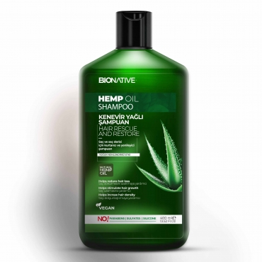 Kenevir Yağlı Şampuan 400 ml Yoğun Nem, Kurtarıcı ve Koruyucu, Yoğun Bakım